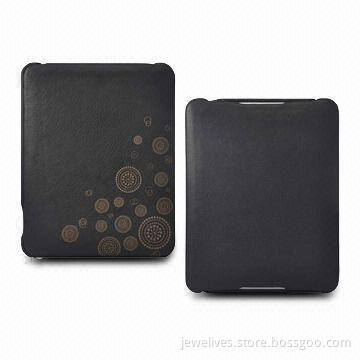 Embossed Leather Cases for Apple's iPad, Access to Main Ports and Controls